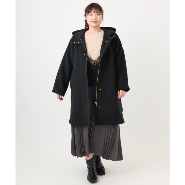 【大きいサイズ】ライトカシミヤウールコート | eur3 | 詳細画像39 