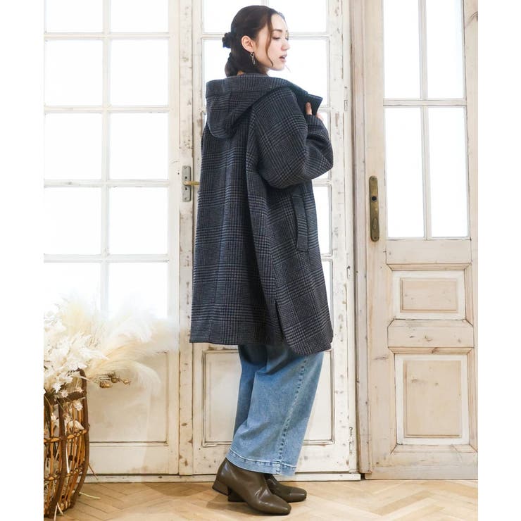 【大きいサイズ】ライトカシミヤウールコート | eur3 | 詳細画像4 