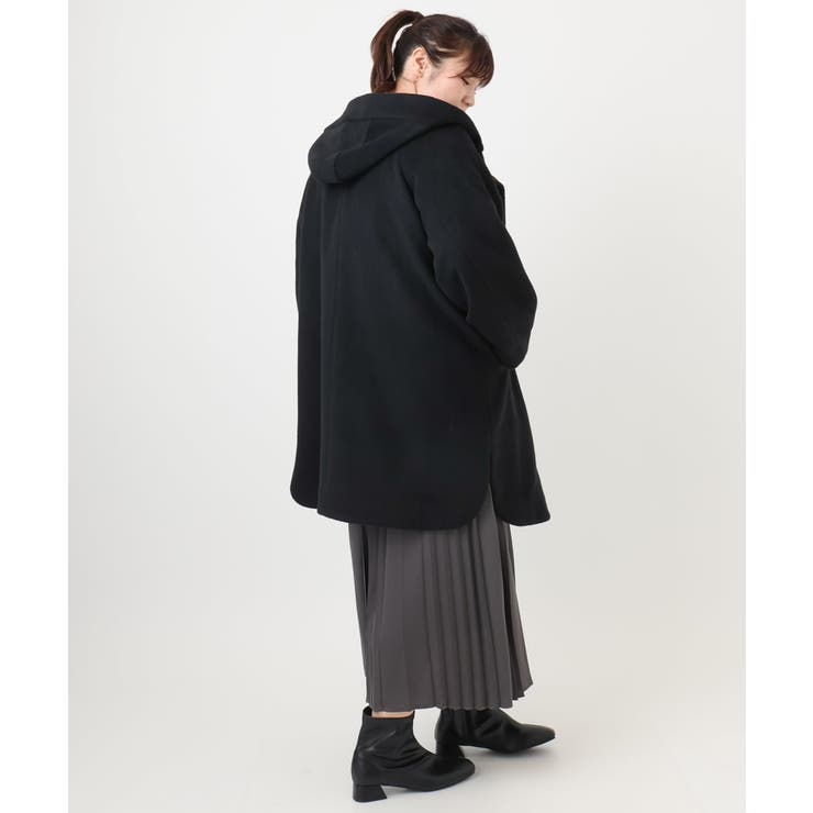 【大きいサイズ】ライトカシミヤウールコート | eur3 | 詳細画像41 