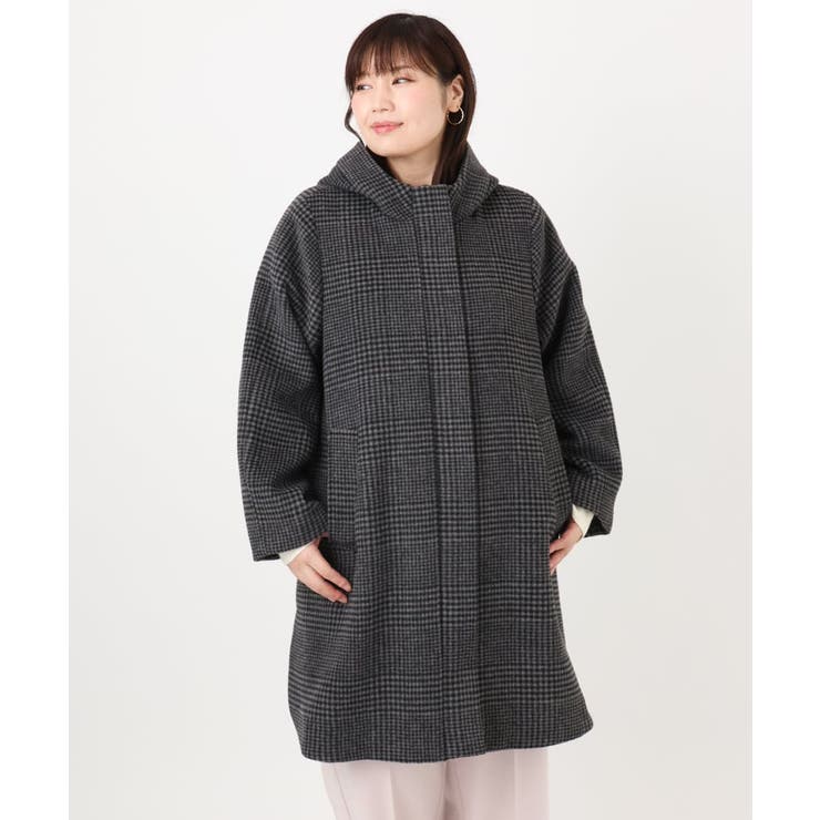 【大きいサイズ】ライトカシミヤウールコート | eur3 | 詳細画像7 