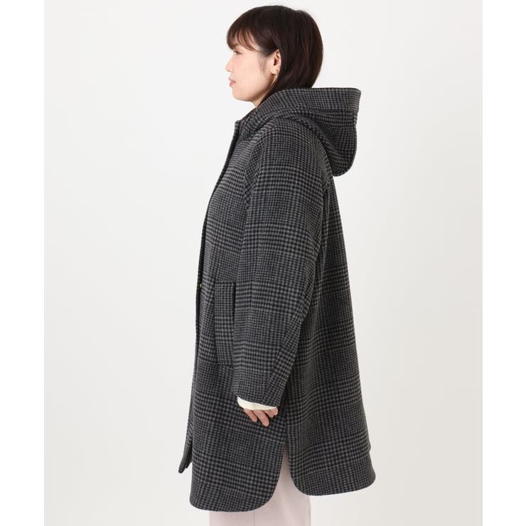 【大きいサイズ】ライトカシミヤウールコート | eur3 | 詳細画像8 