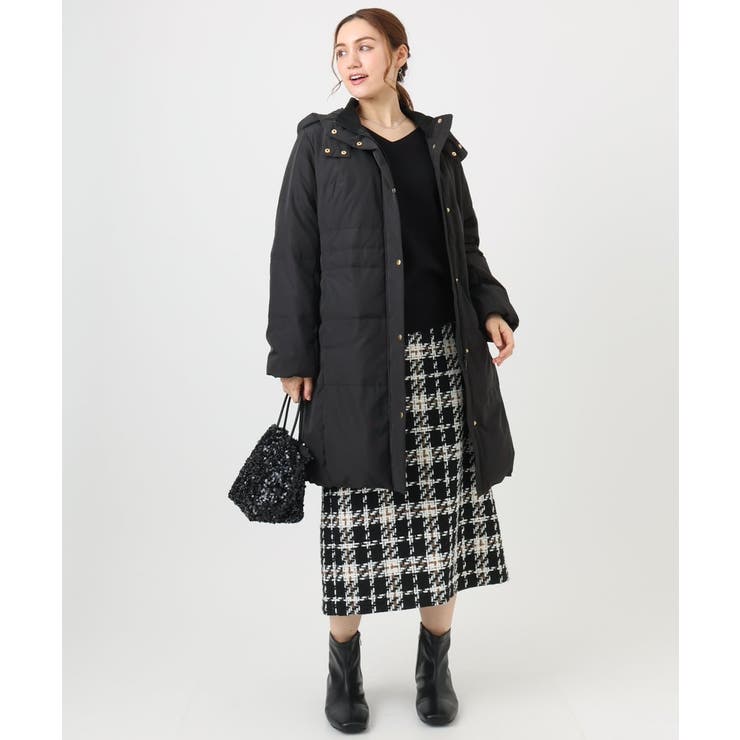 【大きいサイズ】フードロングダウンコート | eur3 | 詳細画像29 