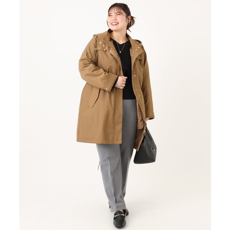 【WEB/一部店舗限定】【大きいサイズ】ライナー付フーディーコート | eur3 | 詳細画像39 