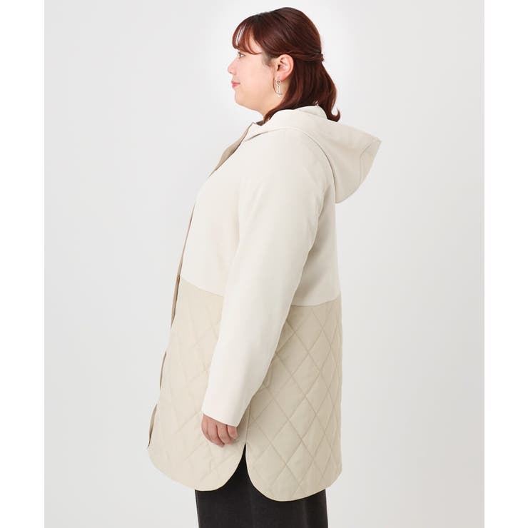 【大きいサイズ】キルトコンビアウター | eur3 | 詳細画像10 