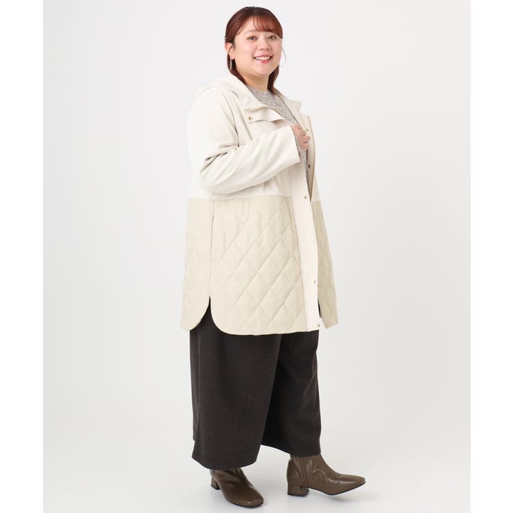 【大きいサイズ】キルトコンビアウター | eur3 | 詳細画像20 