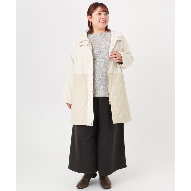 【大きいサイズ】キルトコンビアウター | eur3 | 詳細画像21 