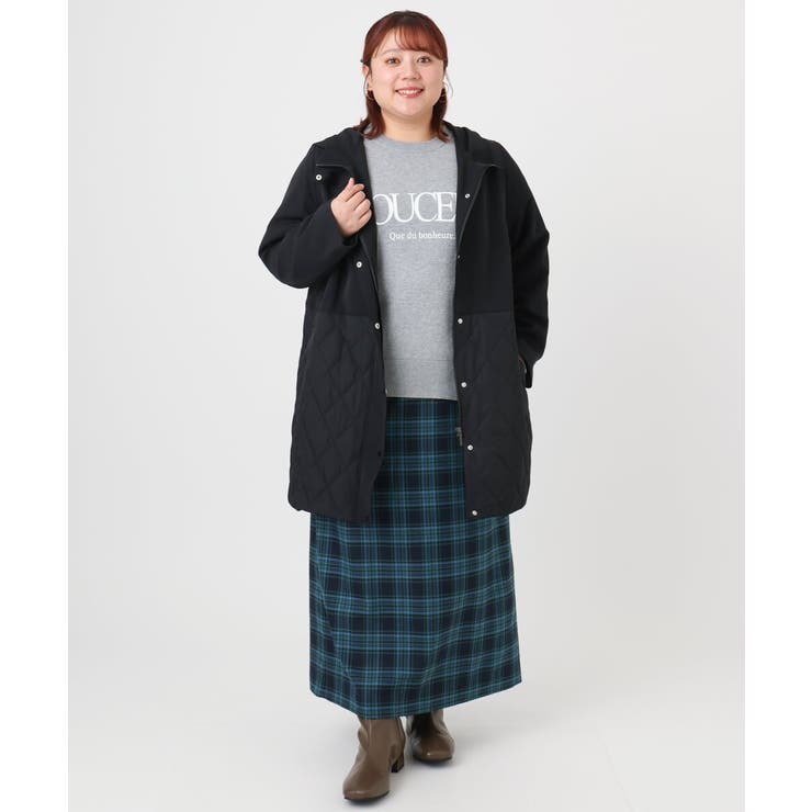 【大きいサイズ】キルトコンビアウター | eur3 | 詳細画像24 