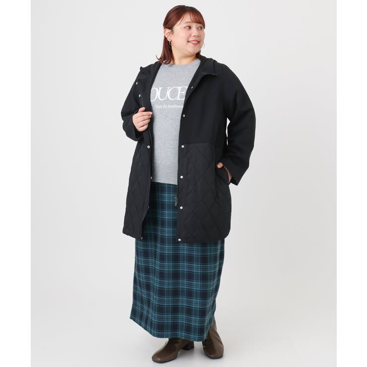 【大きいサイズ】キルトコンビアウター | eur3 | 詳細画像25 