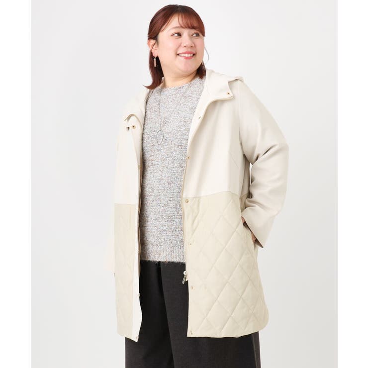 【大きいサイズ】キルトコンビアウター | eur3 | 詳細画像6 