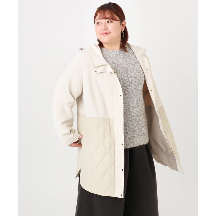 【大きいサイズ】キルトコンビアウター | eur3 | 詳細画像7 