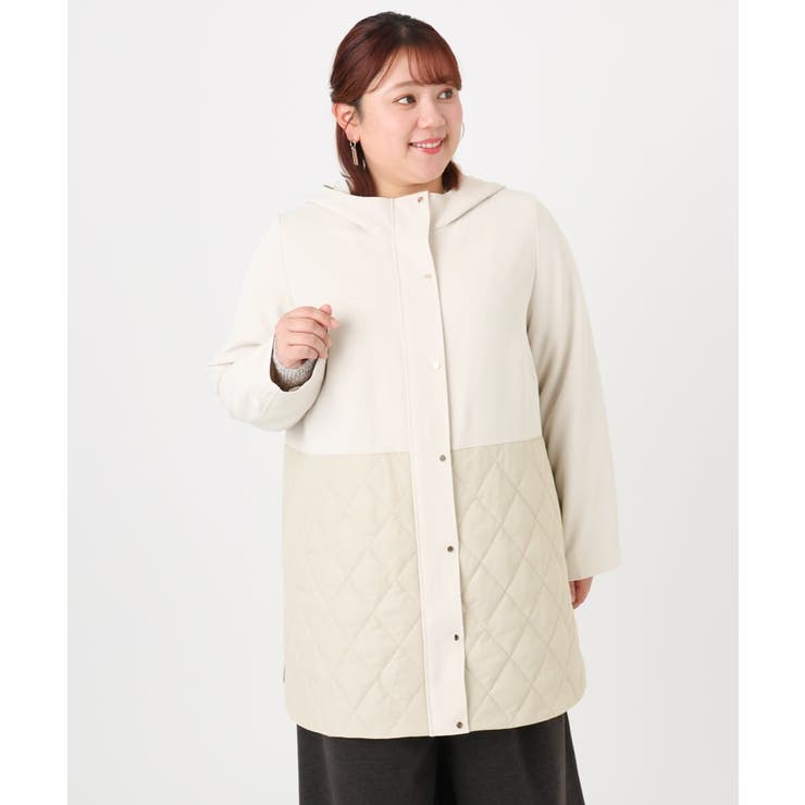 【大きいサイズ】キルトコンビアウター | eur3 | 詳細画像9 