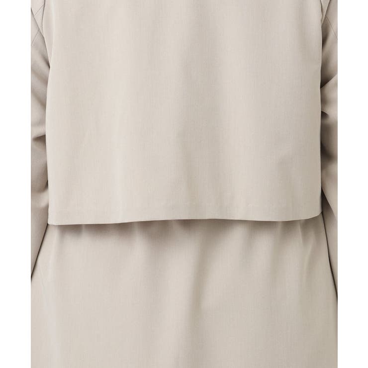 【大きいサイズ】ノーカラートレンチコート | eur3 | 詳細画像15 