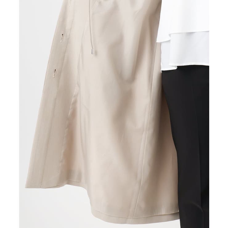 【大きいサイズ】ノーカラートレンチコート | eur3 | 詳細画像22 