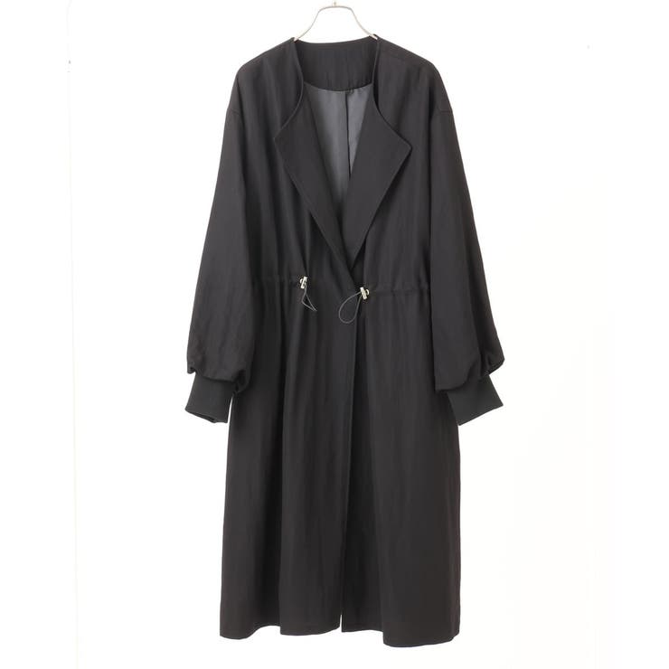 【大きいサイズ】ノーカラーロングコート | eur3 | 詳細画像31 