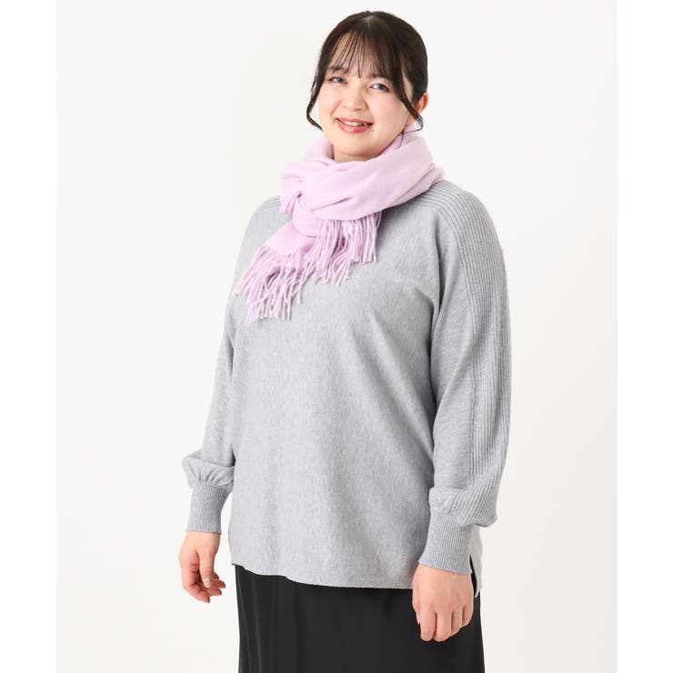 【洗える】フリンジプレーンストール | eur3 | 詳細画像2 