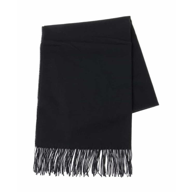 ブラック(94) | 【洗える】フリンジプレーンストール | eur3