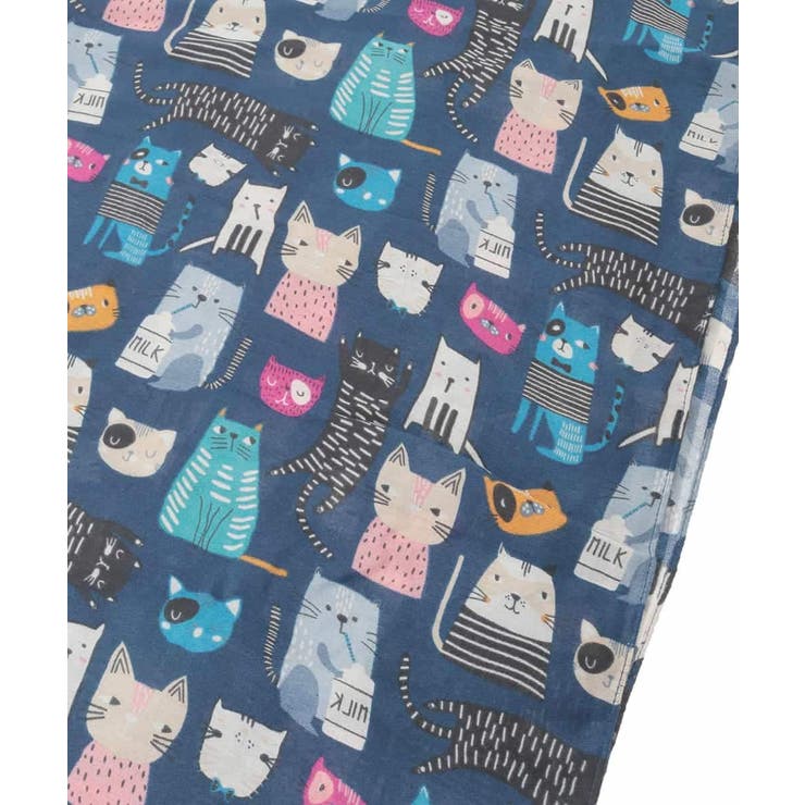 猫モチーフ大判ストール | eur3 | 詳細画像3 