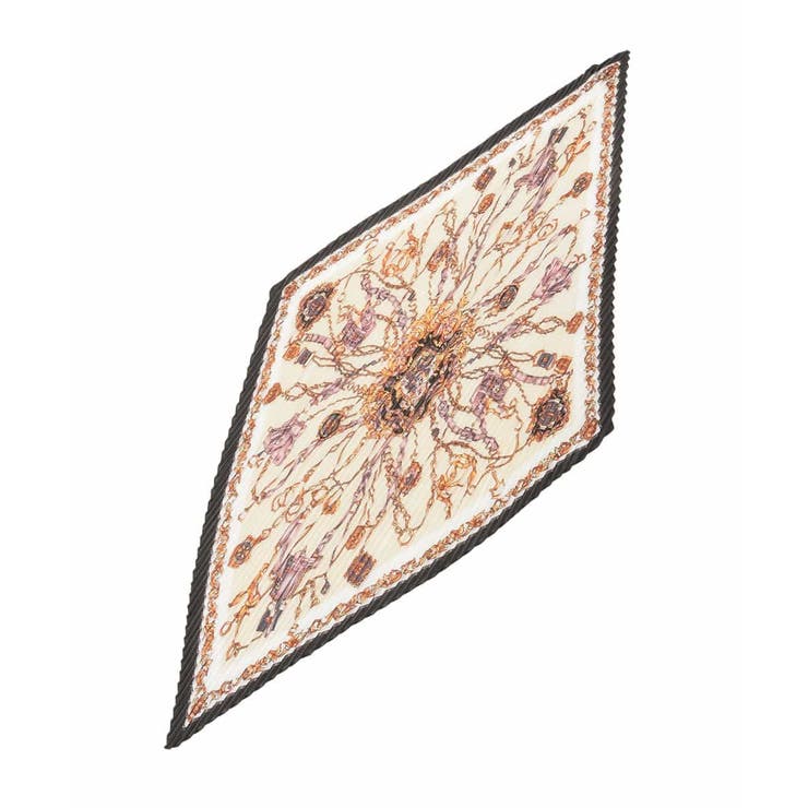 アソートプリント剣先プリーツスカーフ | eur3 | 詳細画像3 