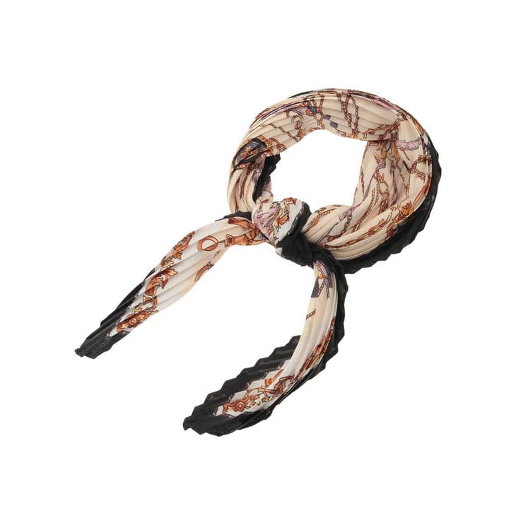 アソートプリント剣先プリーツスカーフ | eur3 | 詳細画像5 