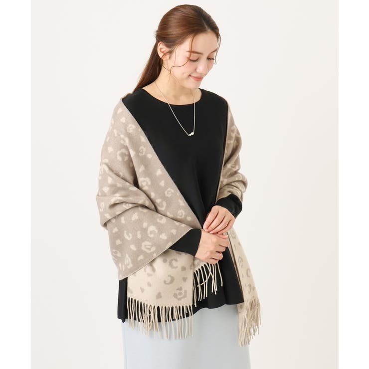 レオパードフリンジマフラー | eur3 | 詳細画像10 