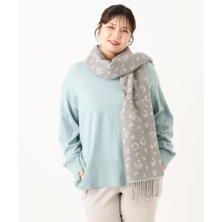 レオパードフリンジマフラー | eur3 | 詳細画像12 