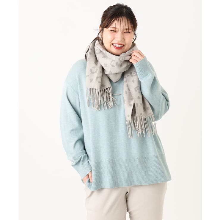 レオパードフリンジマフラー | eur3 | 詳細画像14 