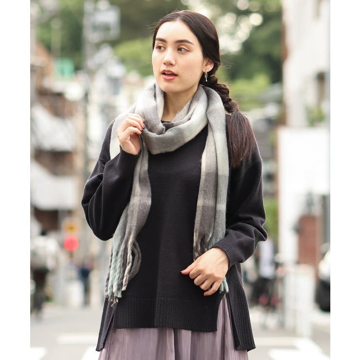 チェック柄マフラー | eur3 | 詳細画像8