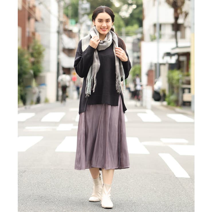 チェック柄マフラー | eur3 | 詳細画像9