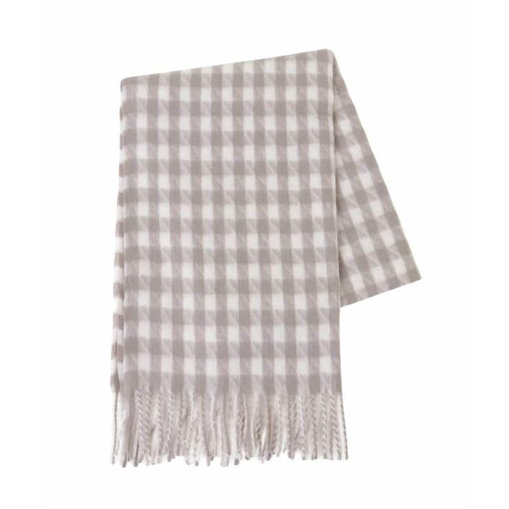 【洗える】モノトーンカラーチェック柄ストール | eur3 | 詳細画像4 