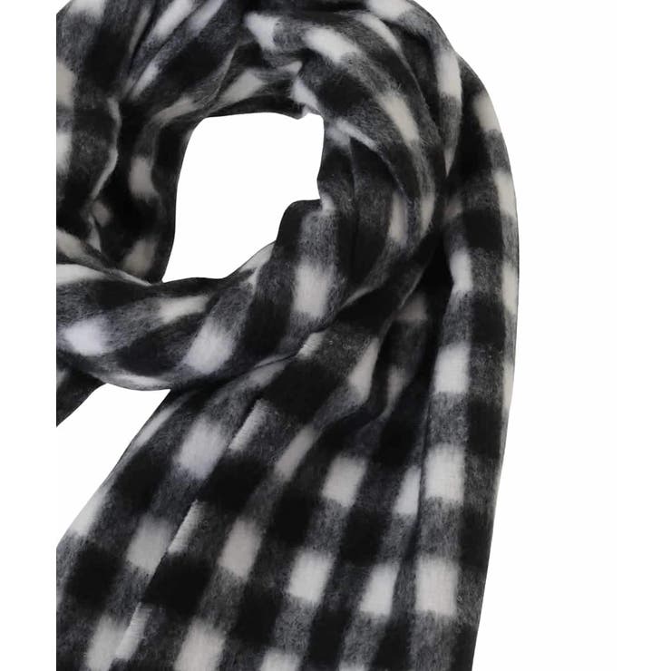 【洗える】モノトーンカラーチェック柄ストール | eur3 | 詳細画像8 