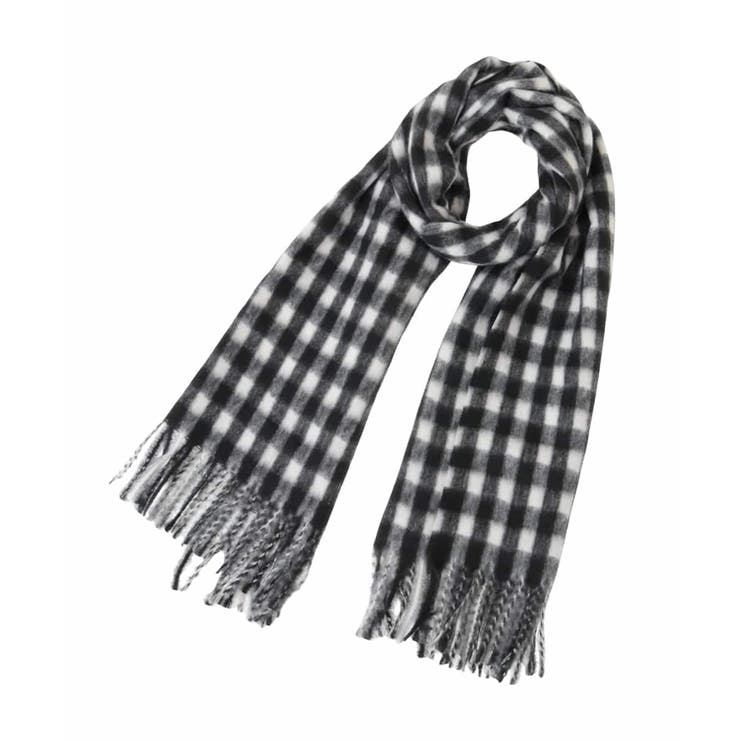 【洗える】モノトーンカラーチェック柄ストール | eur3 | 詳細画像9 