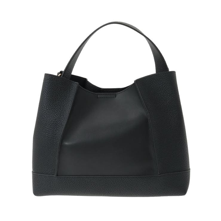 【2WAY】切り替えデザインフェイクレザーハンドバッグ | eur3 | 詳細画像12 