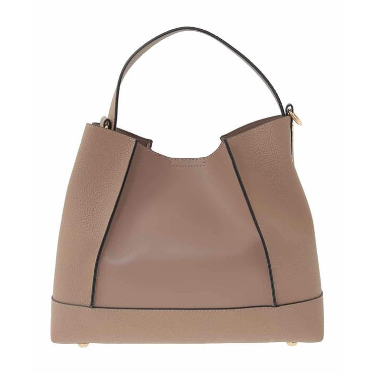 【2WAY】切り替えデザインフェイクレザーハンドバッグ | eur3 | 詳細画像2 