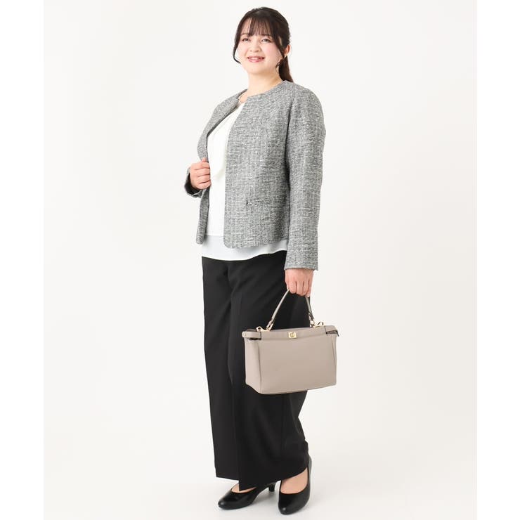 【2WAY】フェイクレザースクエアバッグ | eur3 | 詳細画像2 