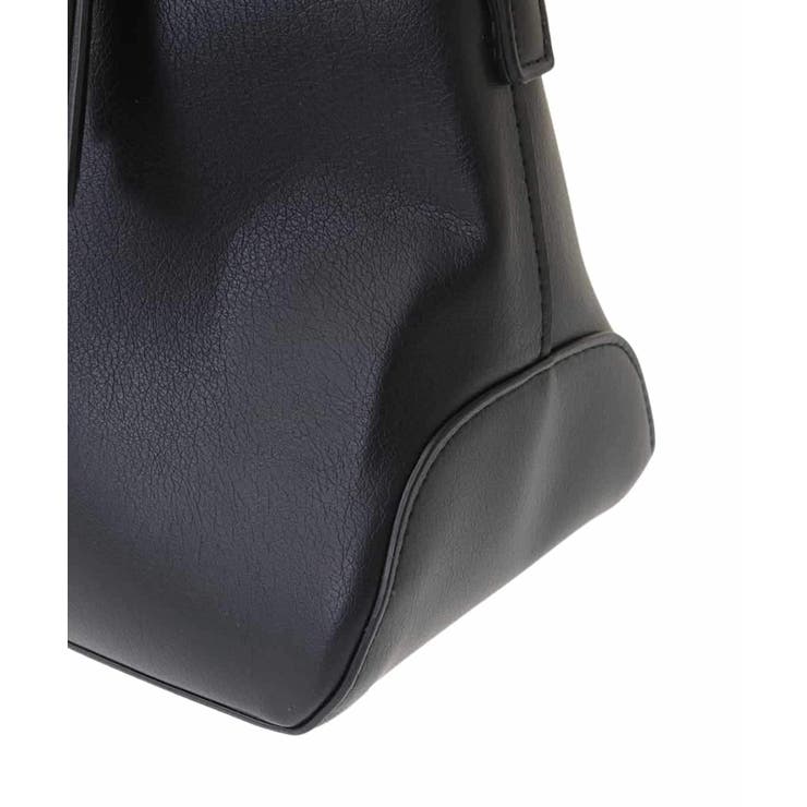 【2WAY/軽量】フェイクレザーラウンドトートバッグ | eur3 | 詳細画像9 