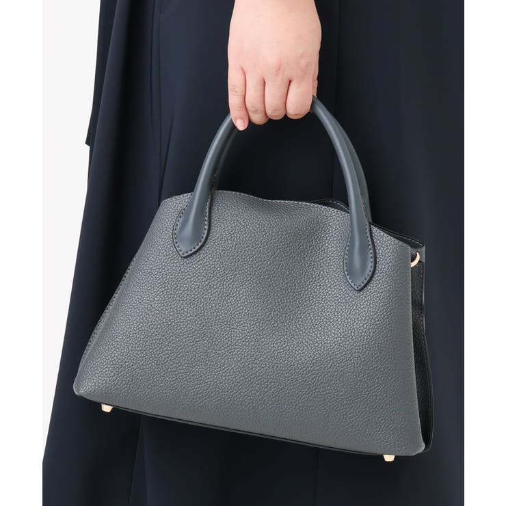 【2WAY】レザー調コンパクトトートバッグ | eur3 | 詳細画像1 