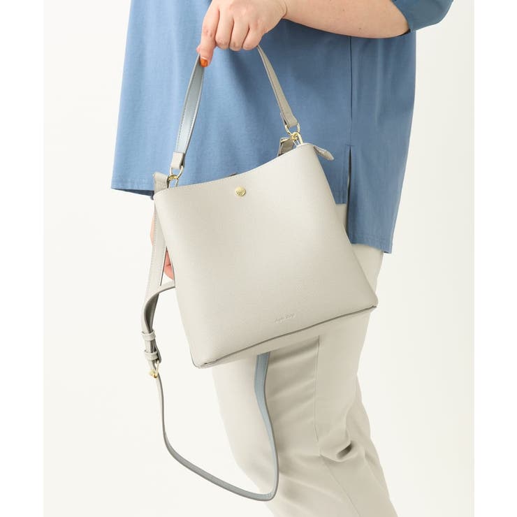 ライトグレー(91) | 【たすかるっかばん】2WAYスクエアミニバッグ | eur3