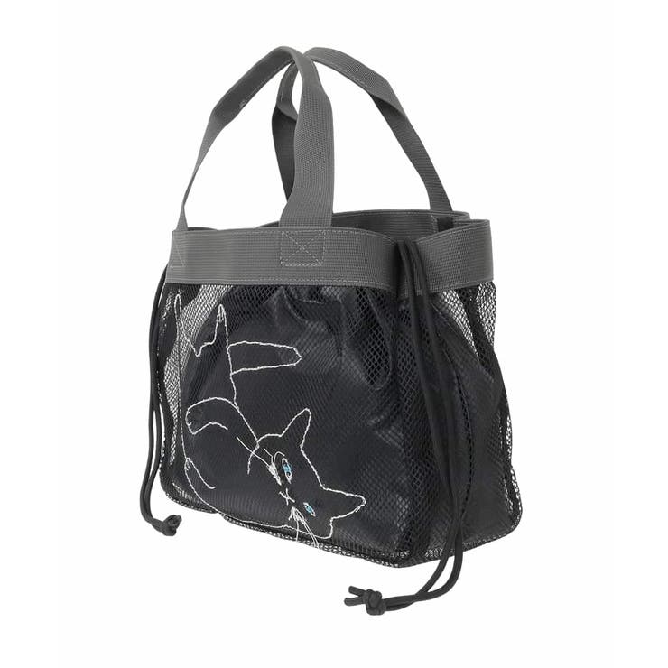 キャット刺繍メッシュトートバッグ | eur3 | 詳細画像10 