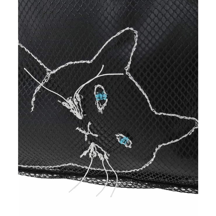 キャット刺繍メッシュトートバッグ | eur3 | 詳細画像13 