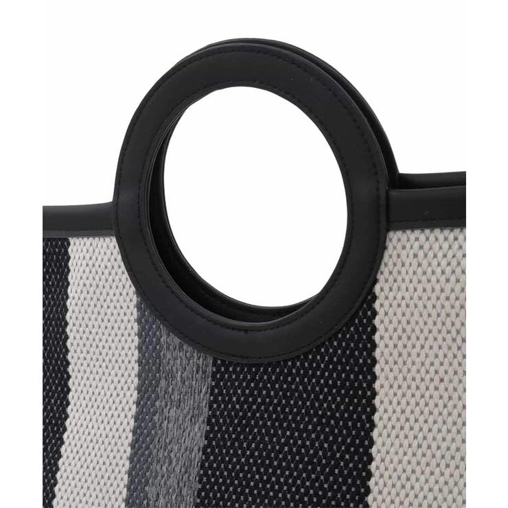 【2WAY】ストライプパイピングスクエアトートバッグ | eur3 | 詳細画像11 