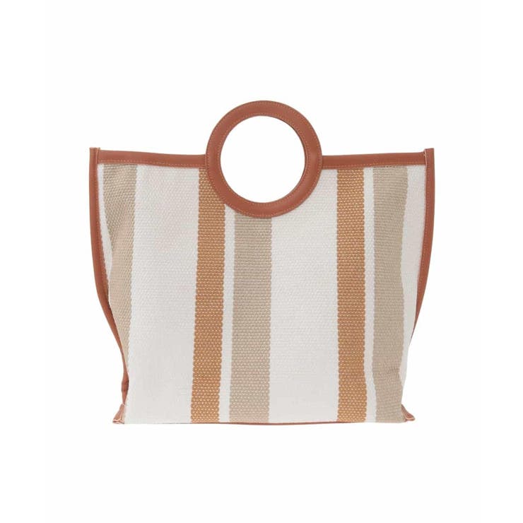 【2WAY】ストライプパイピングスクエアトートバッグ | eur3 | 詳細画像4 