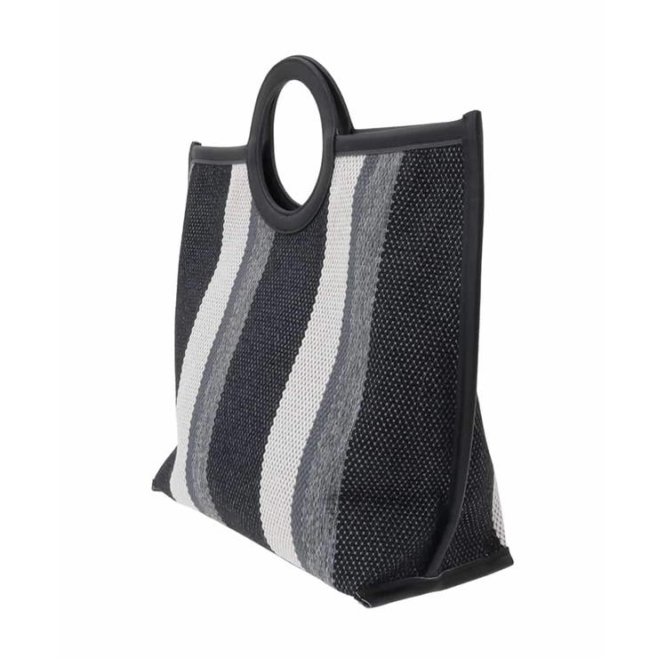 【2WAY】ストライプパイピングスクエアトートバッグ | eur3 | 詳細画像7 