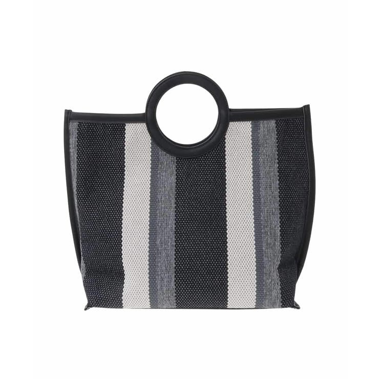 【2WAY】ストライプパイピングスクエアトートバッグ | eur3 | 詳細画像8 