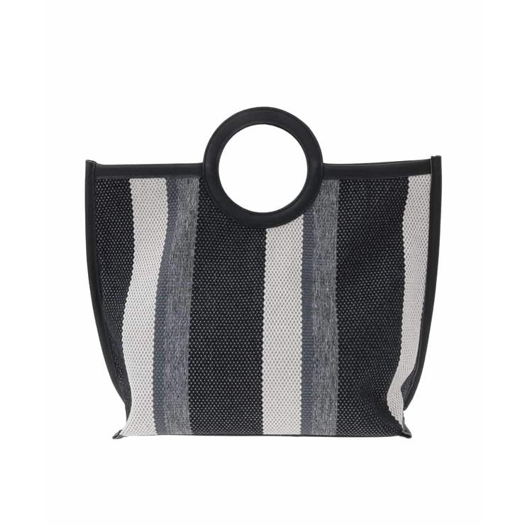 【2WAY】ストライプパイピングスクエアトートバッグ | eur3 | 詳細画像9 