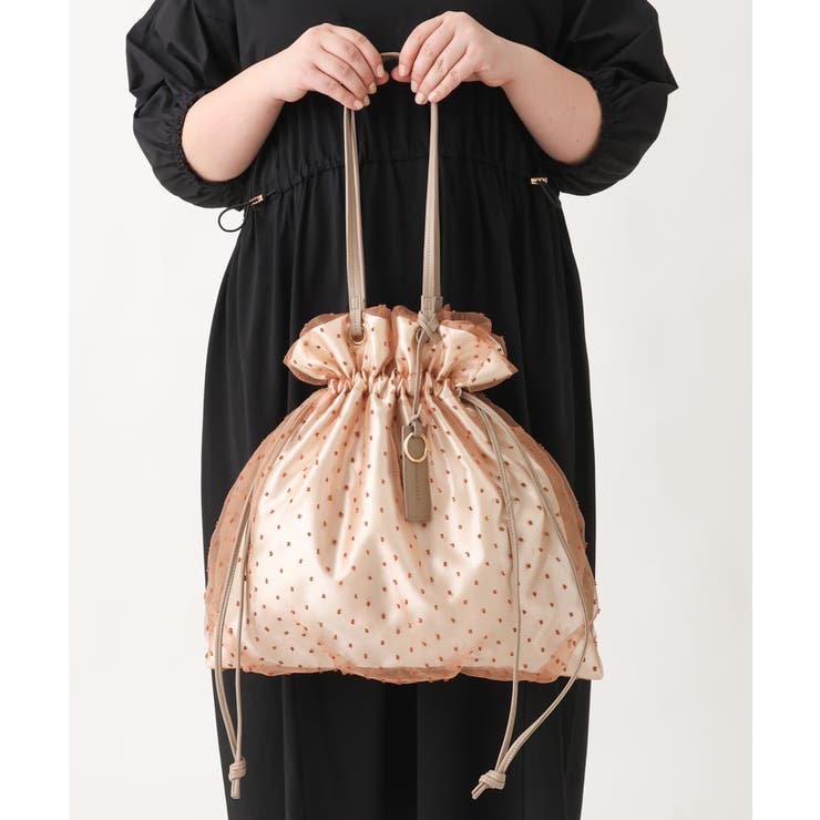 ベージュ(82) | シフォンレイヤードデザインバッグ | eur3