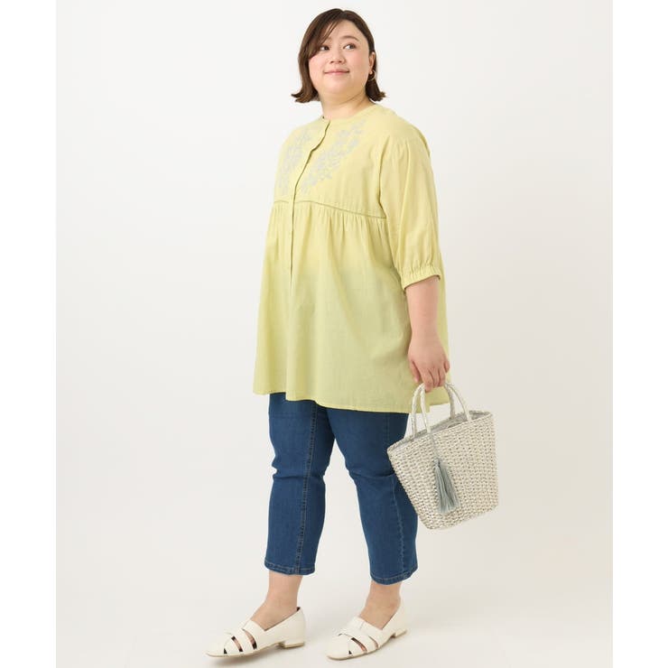 タッセル付きバイカラーカゴバッグ[品番：ITKW0021326]｜eur3