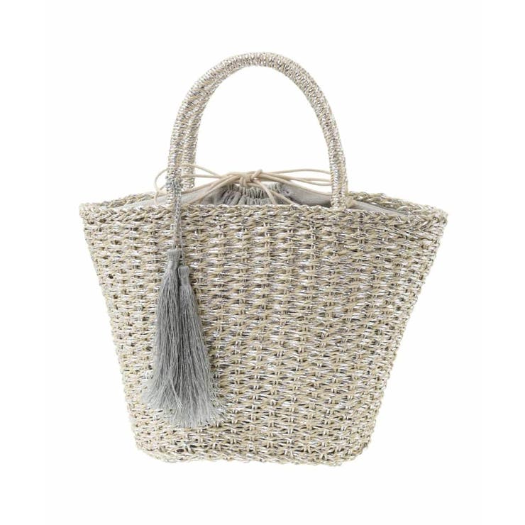 タッセル付きバイカラーカゴバッグ | eur3 | 詳細画像13 