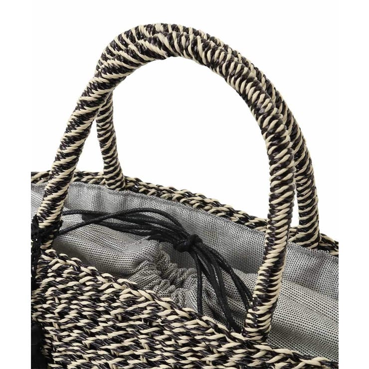 タッセル付きバイカラーカゴバッグ | eur3 | 詳細画像6 