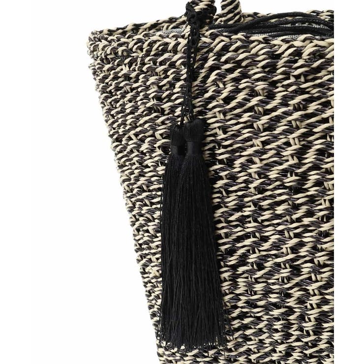 タッセル付きバイカラーカゴバッグ | eur3 | 詳細画像7 