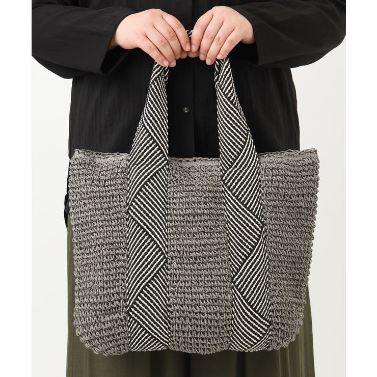 グレー | ラメハンドルブレードバッグ | eur3